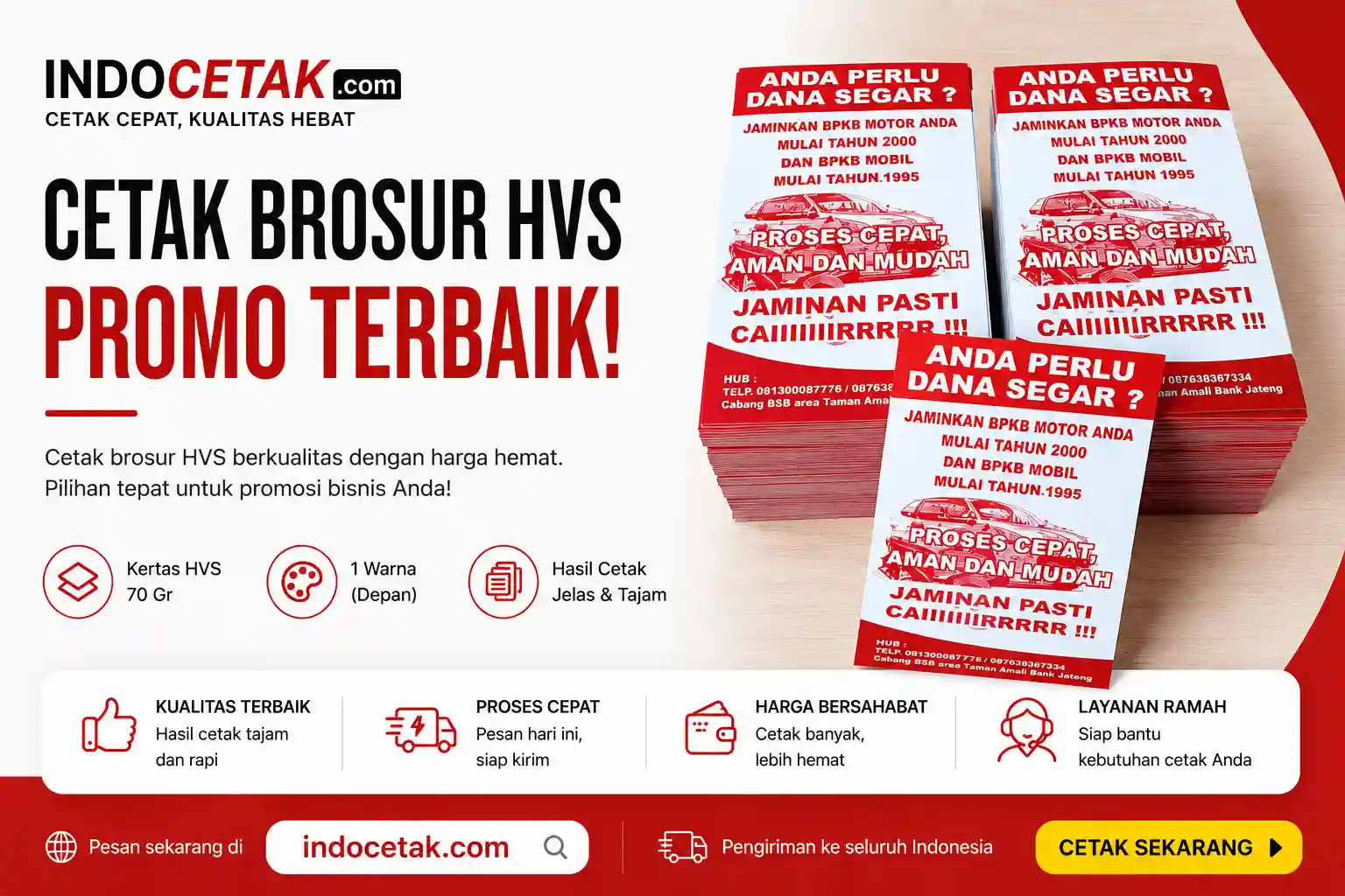 Cetak Brosur HVS