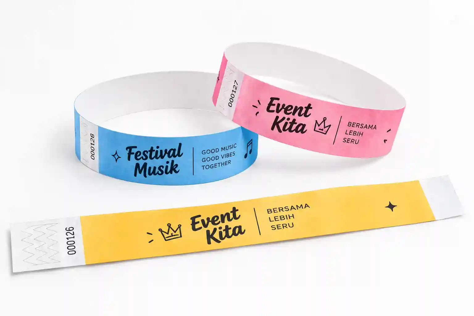 Cetak Tiket Gelang Artpaper Murah